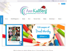 Tablet Screenshot of annkullberg.com